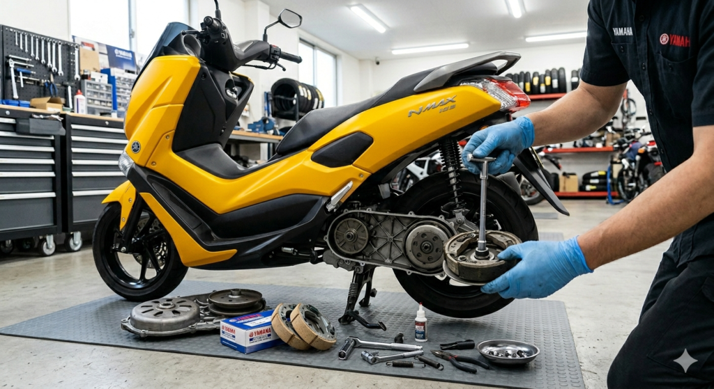 How to Change Yamaha Scooter Clutch Shoes – Complete Step-by-Step Maintenance Guide (2026) 1 10000740431078164281133799174
